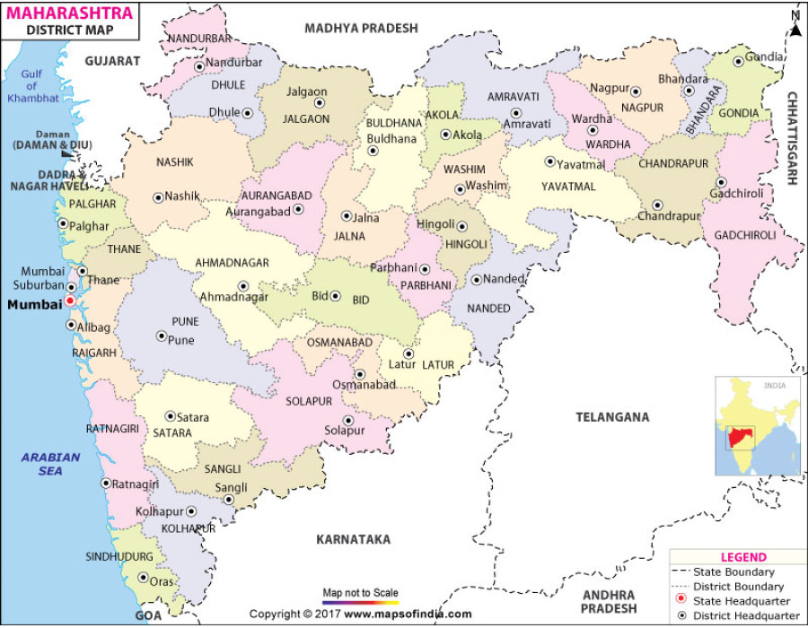 Maharashtra Map
